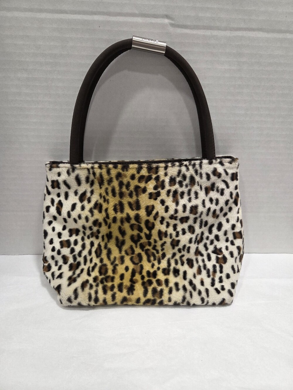 Esprit Vintage 90s Y2K Faux Fur Cheetah Mini Bag